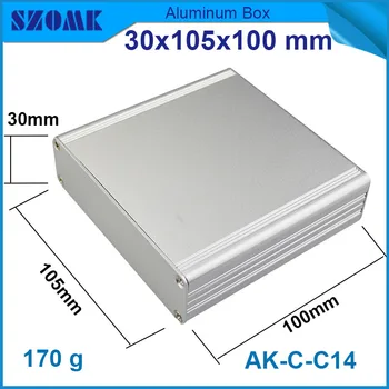 

10pcs/lot top sales aluminium cabinet for electronic outlet box distribution case 30*105*100mm