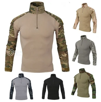 

Camouflage Tactical Frog Suit Men Sports Long-sleeved Outdoor Army Fan Service 7 Colors