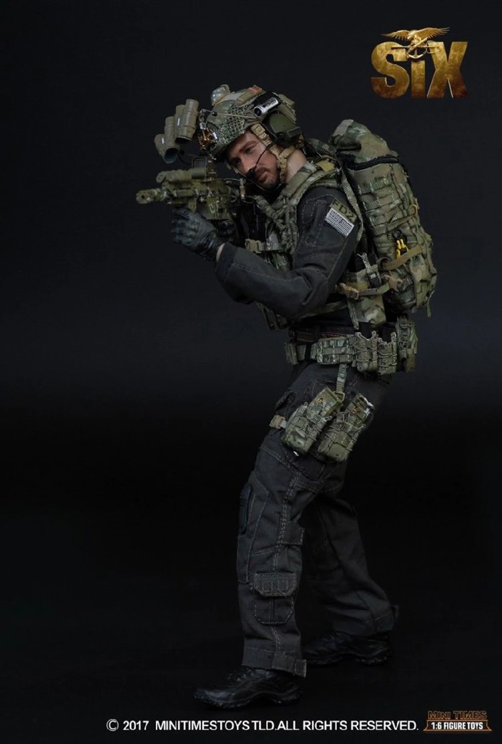 Коллекция игрушек Mini times, MT-M008 1/6, команда SEAL Team Six Solider, Мужская фигурка, полный набор