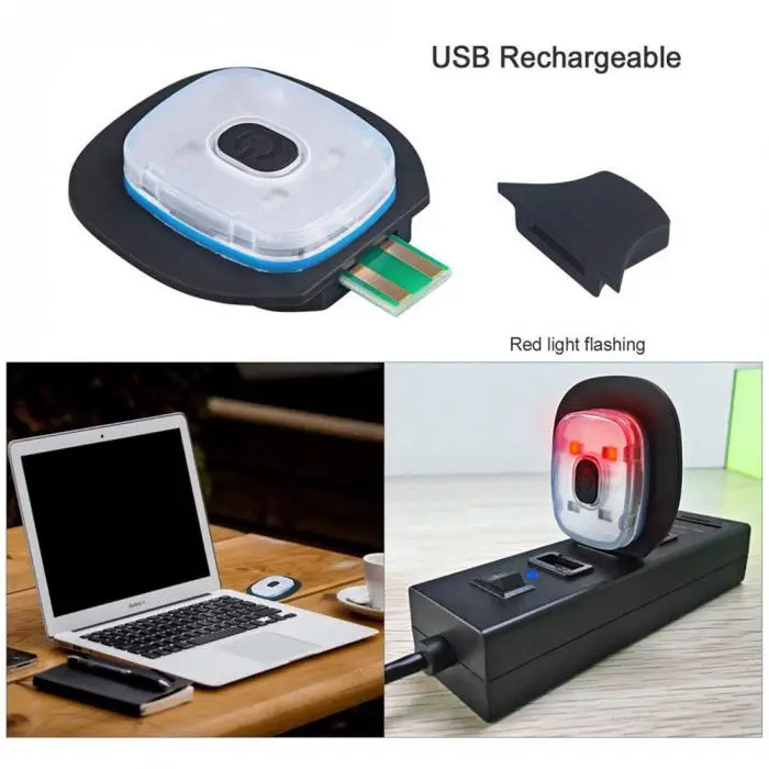 Мощный светодио дный светодиодный свет унисекс шапка бини с USB перезаряжаемые для Открытый Отдых пеший Туризм Новый