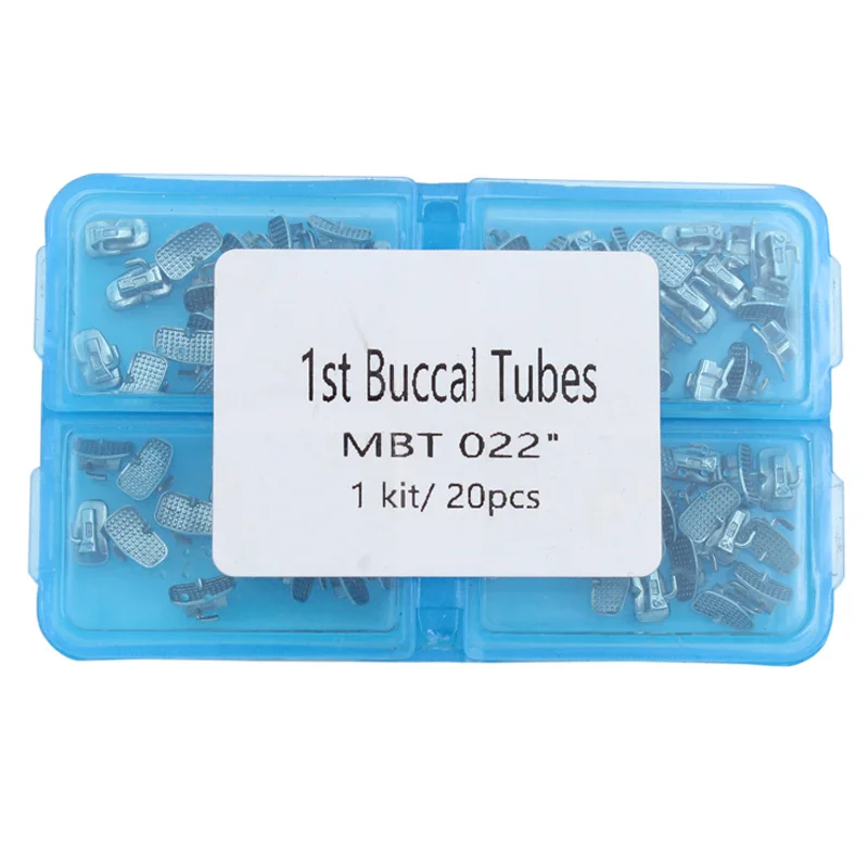 

1st Molar Bondable Single tube Orthodontic Buccal tube MBT 022 non-convertible weldable buccal tube