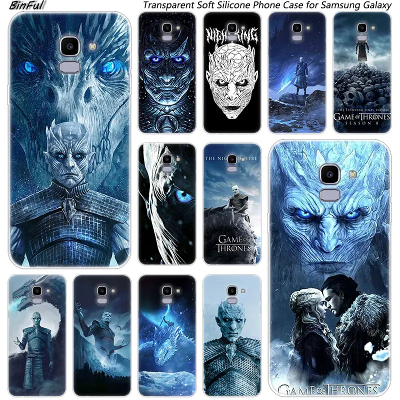 

Hot Night King Game of Throne Soft Silicone Case For Samsung Galaxy J8 J6 J4 2018 J2 Core J5 J6 J7 Prime J3 2016 2017 EU J4 Plus