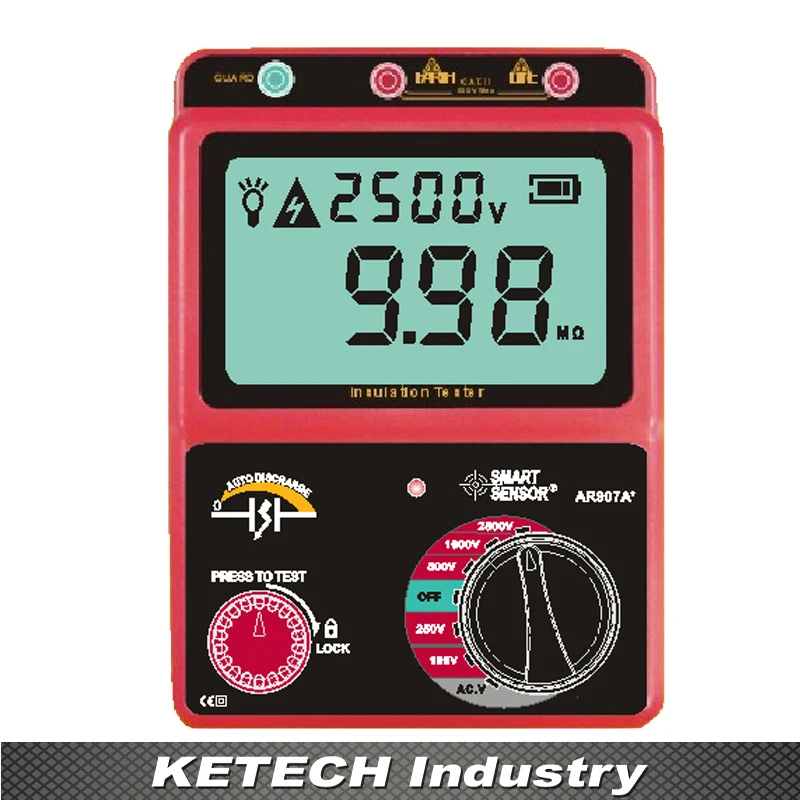 

AR907A Digital Insulation Tester Megger MegOhm Meter