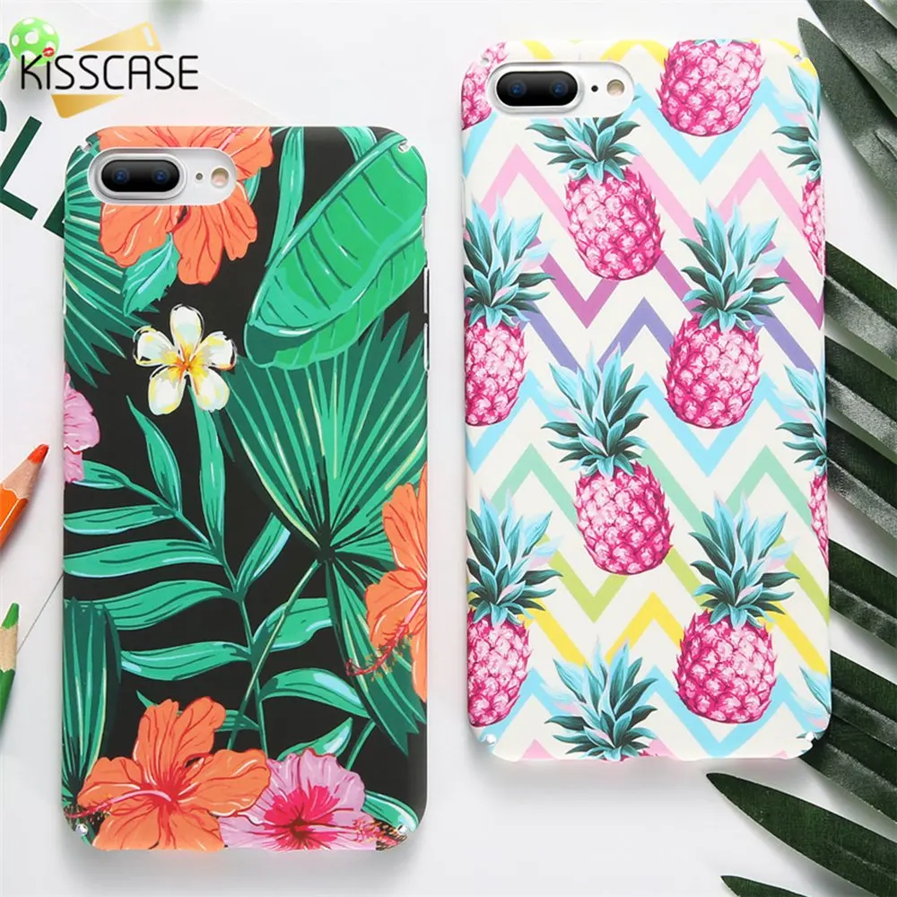 Для iphone 5S 5 SE случае kisscase 3D рельеф завод рисунком Чехол для IPhone X 8 7 6S 6 Plus Прохладный