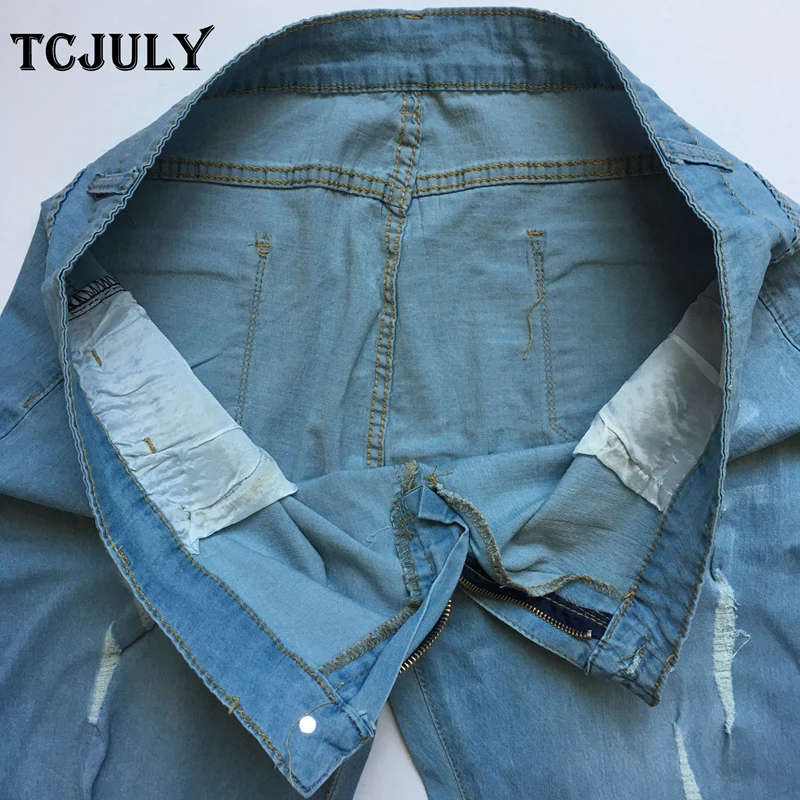 Женские винтажные джинсы TCJULY выбеленные большого размера 6XL 7XL с эффектом пуш