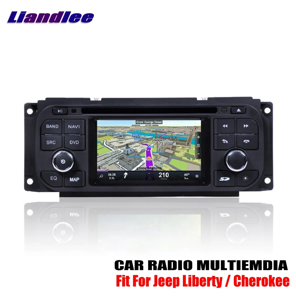 Для Jeep Liberty/Cherokee 2002~ 2005 2006 2007 Android мультимедийный автомобильный Радио AM FM CD DVD плеер gps навигационная система HD экран