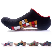 20 пар/упак.! Весенне-летние хлопковые мужские носки для бега тапочки Массажная подошва велосипедные спортивные носки сетчатые носки для пешего туризма на открытом воздухе