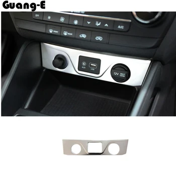 

Stainless steel car control Socket Charge cigarette smoke lighter switch frame lamp trim For Hyundai Tucson 2015 2016 2017 2018