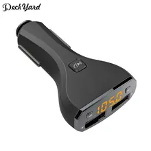 Wireless Bluetooth Handsfree Car Kit MP3 Music Player Suppoort Voltage Detection A2DP Dual USB Car Charger FM Transmitter Kits