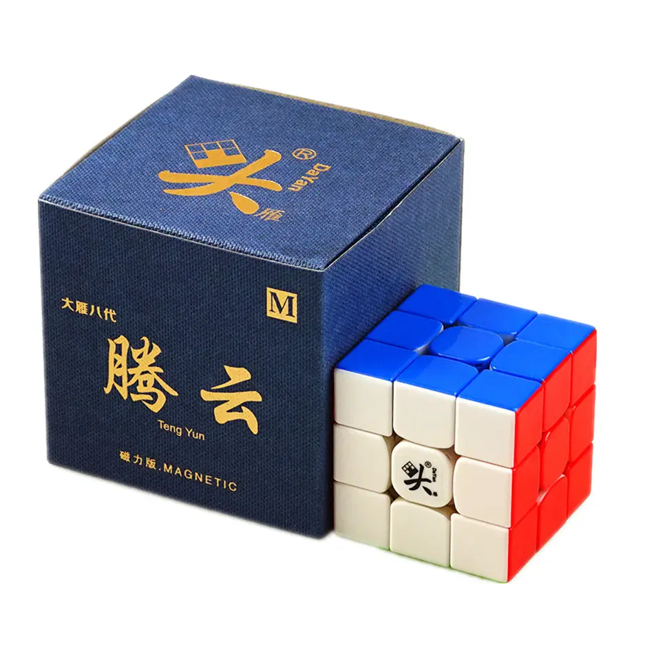

Dayan 3x3 CUBE Tengyun Magnetic 3x3x3 Magic Cube 3Layers Speed Cube Professional Magnetic Puzzle Toys For Children Kids Gift Toy