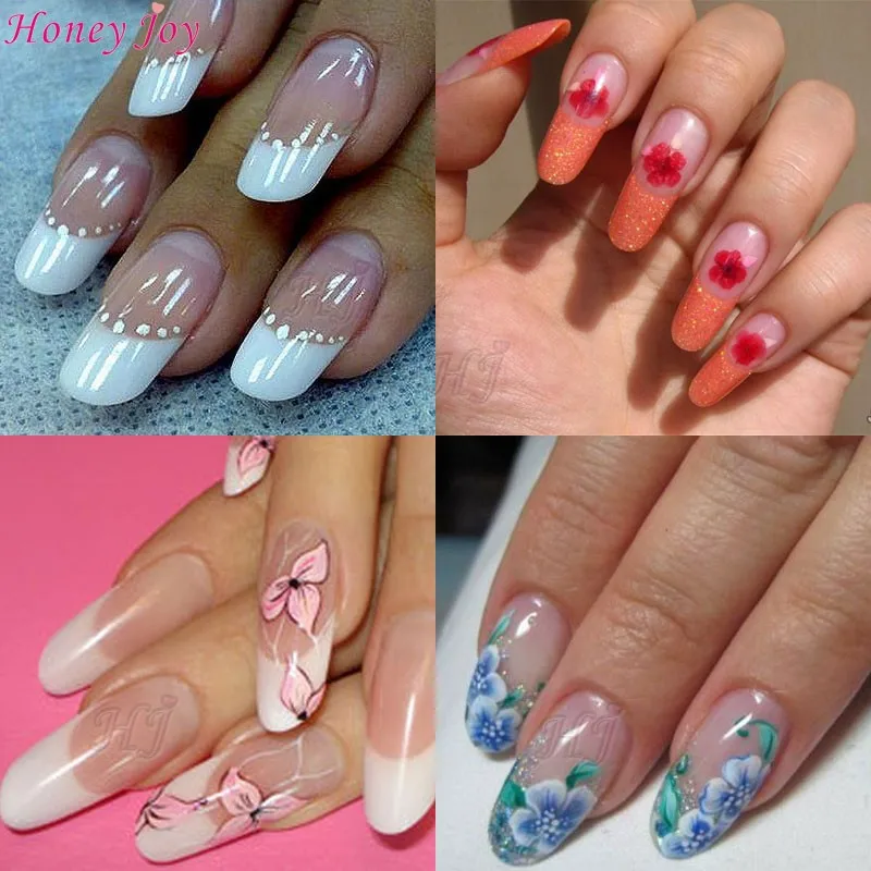Dourado para Guia de Unha Profissional para Guia de Unha Ponta para Extensão de Unhas com 300 Adesivo Acrílica Peças - Rolo Gel uv 15 Beleza e saúde