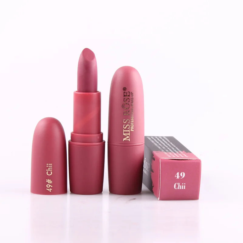 Новые помады для женщин сексуальный бренд губы цветная Косметика Водонепроницаемый стойкий матовая губная помада телесного цвета макияж
