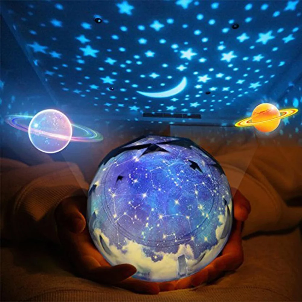 Color Interstellar Creative Night Light Planet Magic Projector Universe