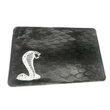 Автомобильный силиконовый Противоскользящий коврик для приборной панели автомобиля двухсторонний нескользящий Липкий Коврик Для Cobra рептилий наклейка для автомобиля Стайлинг