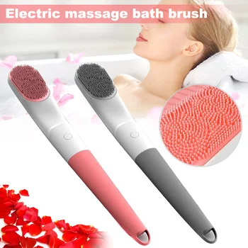 

1 Pcs Electric Massage Bath Brush Long Handle Rub Cleaning Back Body Shower Tool UD88