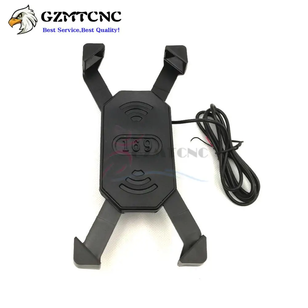 Регулируемый держатель для телефона/GPS/iPhone с USB портом зарядки Yamaha YZF R1 R25 R3 R6 MT03 MT07