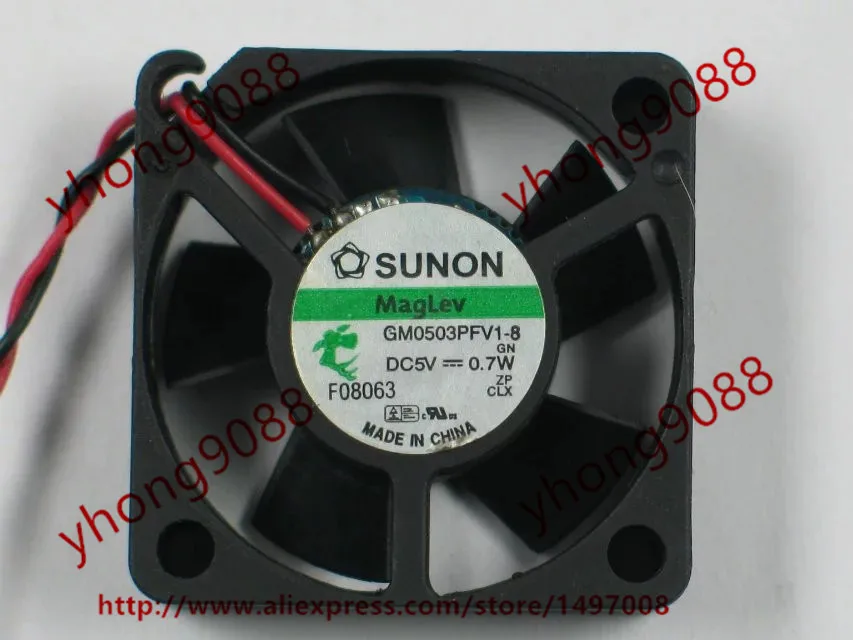 SUNON GM0503PFV1 8 DC 5V 0 7 W 30x30x10mm вентилятор охлаждения сервера|square fan|server fandc 5v fan |