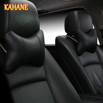 

KAHANE 2x Car Styling Headrest Supplies Neck Auto Safety Black For Mercedes Benz W203 W204 W211 Nissan Qashqai Tiida X-Trail