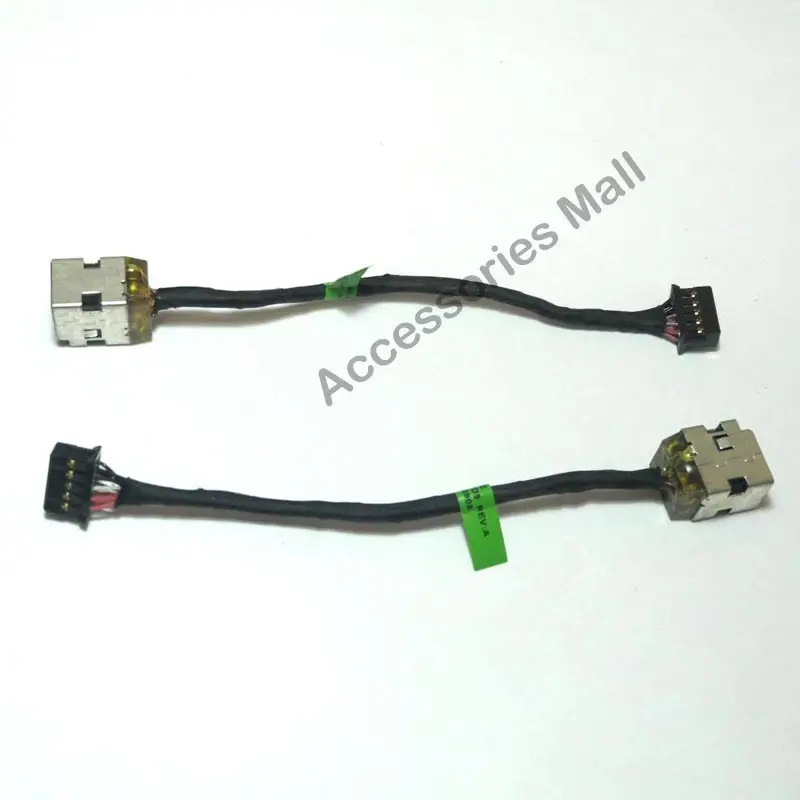 HP ZBOOK 15 G1 G2 15g1 15g2 DC 커넥터 노트북 소켓 전원 교체 용 케이블이있는 새 노트북 DC 전원 잭