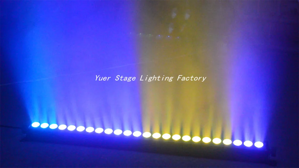 4 шт./лот 24x4 W светодиодный RGBW 4in1 светодиодный настенный, с омывающим светом 3/6/24/28 Каналы DMX512 светодиодный бар мыть свет этапа вечерние