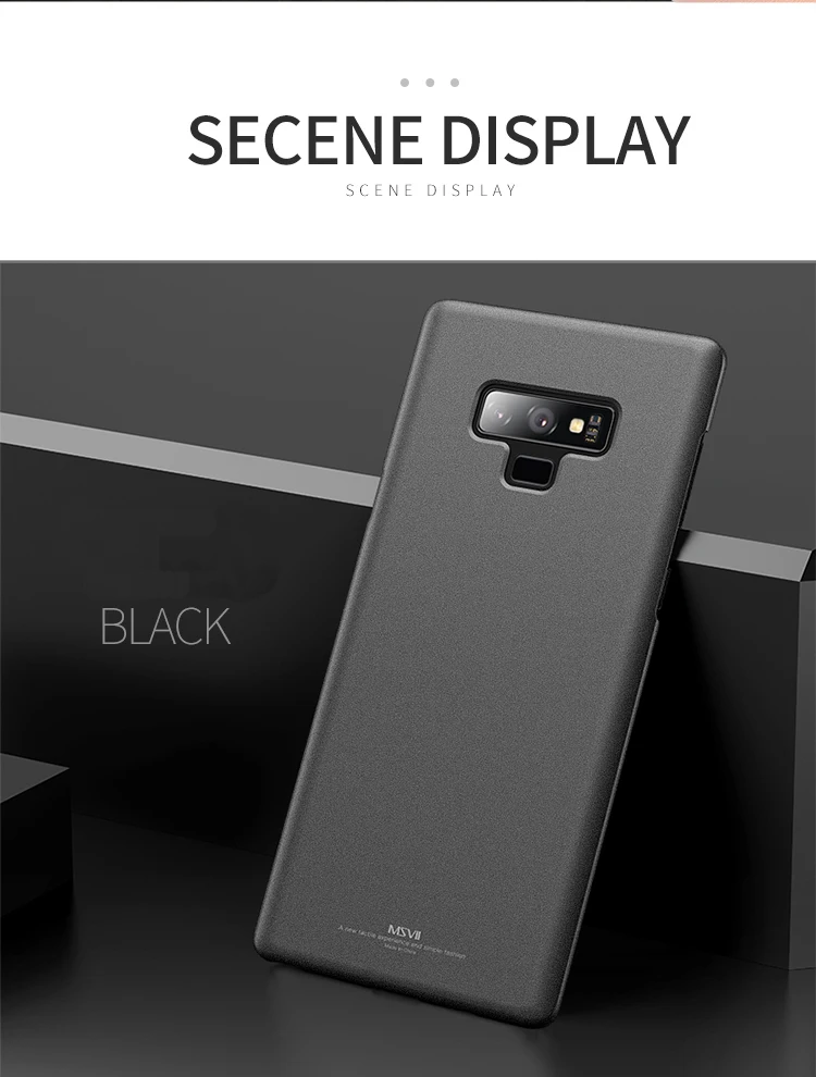 kawaii phone case samsung Case For Samsung Galaxy Note 9 Case Cover Msvii Slim Matte Coque For Samsung Note9 Case Hard PC Cover For Samsung Note 8 9 Cases cute phone cases for samsung 