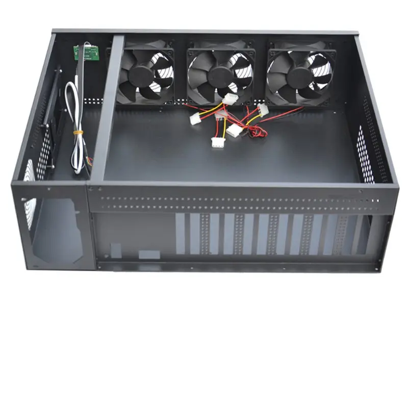 Crypto coin BTC mining rig case USB miner 6 video card sever aluminum housing rack for gtx1080 1060 RX470 RX570 R9 370 Eth XMR Crypto coin BTC mining rig case USB miner 6 video card sever aluminum housing rack for gtx1080 1060 RX470 RX570 R9 370 Eth XMR