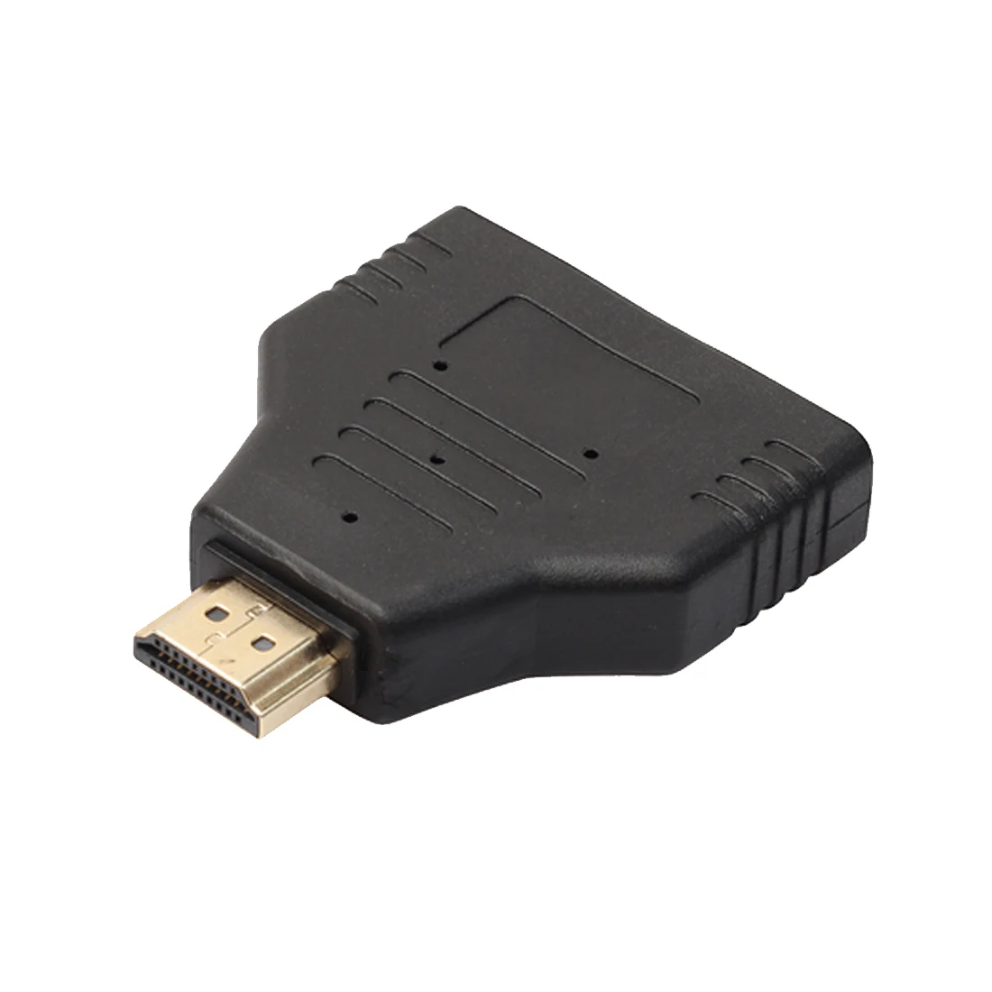 Горячая 1 в 2 HDMI Splitter Мужской до 2 Женский преобразования Глава адаптер HDMI Мужской Женский черный Цвет