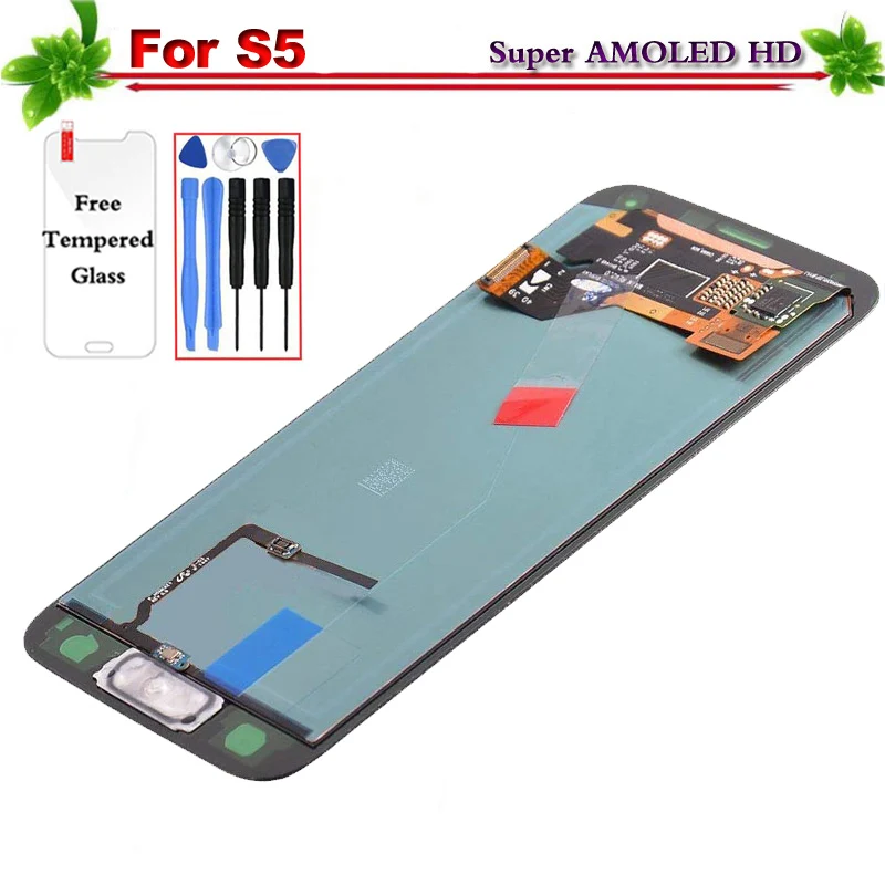 

Super Amoled for Samsung Galaxy S5 S5 mini i9600 LCD Display Touch Screen Digitizer Assembly Replacement for Samsung S5 Neo Lcd