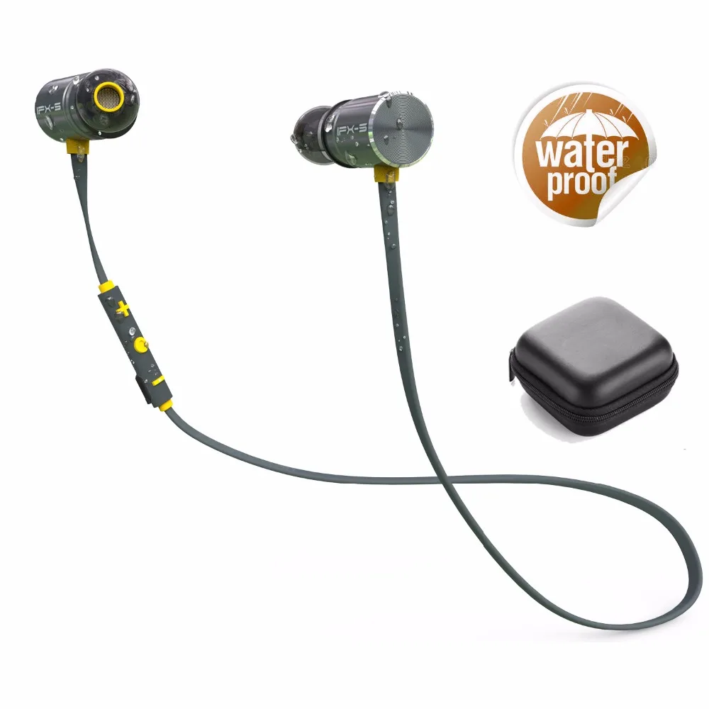 

PLEXTONE BX343 Dual Battery Bluetooth Wireless IPX5 Waterproof Magnetic In Ear With Microphone For Sport