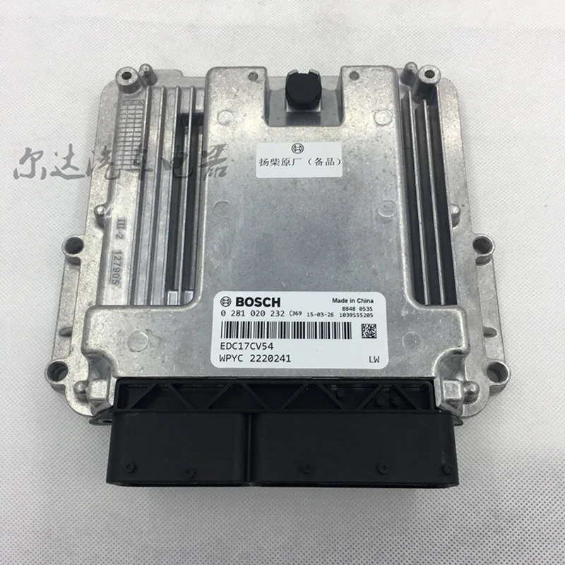 ЭБУ компьютерная плата Weichai двигатель ECU EDC17 EDC17CV54 YZ4DA2-40 0281020232 для Bosch