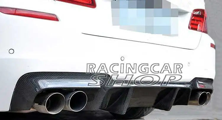 Неокрашенный DTM стиль задний диффузор спойлер для BMW 5 SERIES F10 M5 Бампер 2011UP B095F|spoiler for