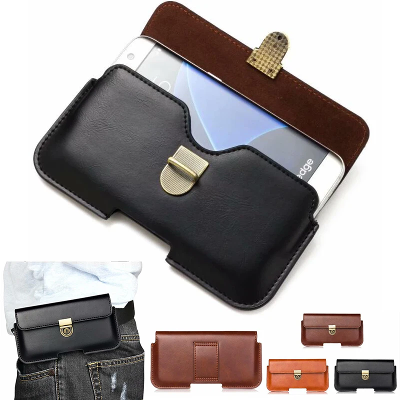 

PU Leather Belt Clip Pouch Cover Case For Xiaomi Redmi Note 4X Redmi Note 7 Redmi Note 3 Pro Redmi Pro S2 Note 6 Pro Mi A2 Lite