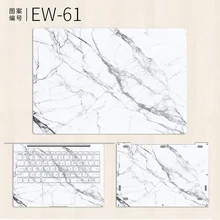 Xiao mi mi notebook air 12 13 pro 15.6 용 흰색 대리석 비닐 데칼 스킨 xiao mi ga mi ng 노트북 15.6 인치 케이스(China)