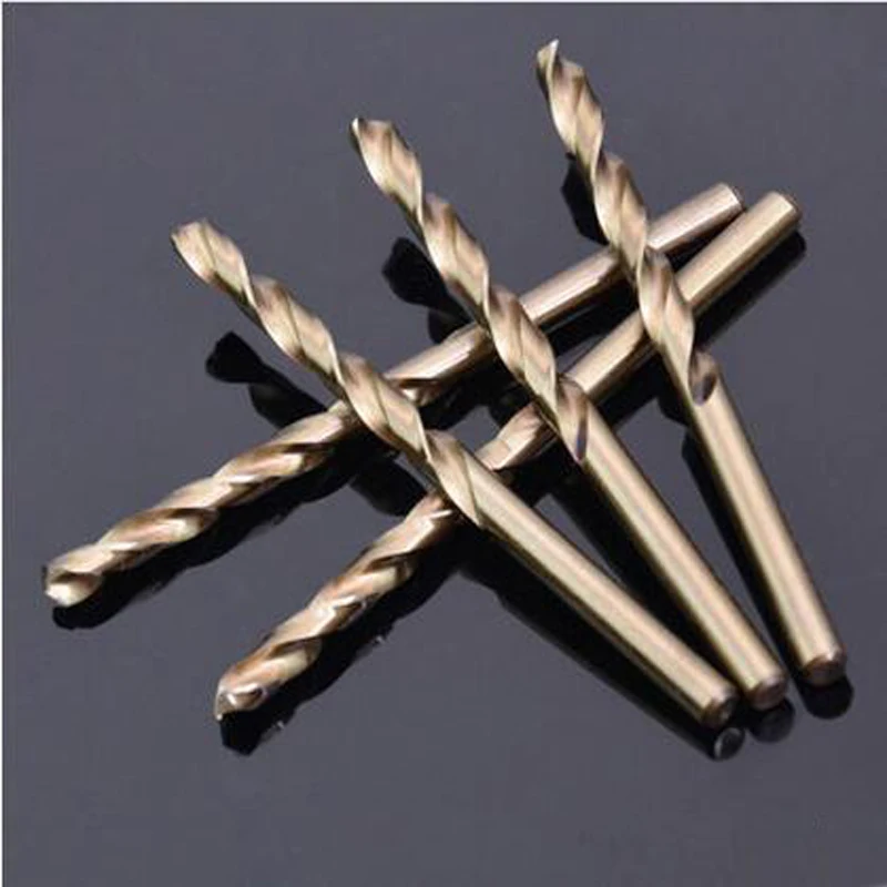 10 pieces/lot 2mm Cobalt Steel Alloys Twist Drill Bit Cobalt steel drill bit Tin metal reamer