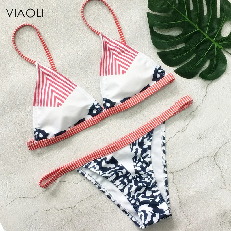 

2048 New Bikinis Women Swimsuit Low Waist Printing Bathing Suit Plus Size Swimwear Push Up Bikini Set Vintage Beach Wear Biquini