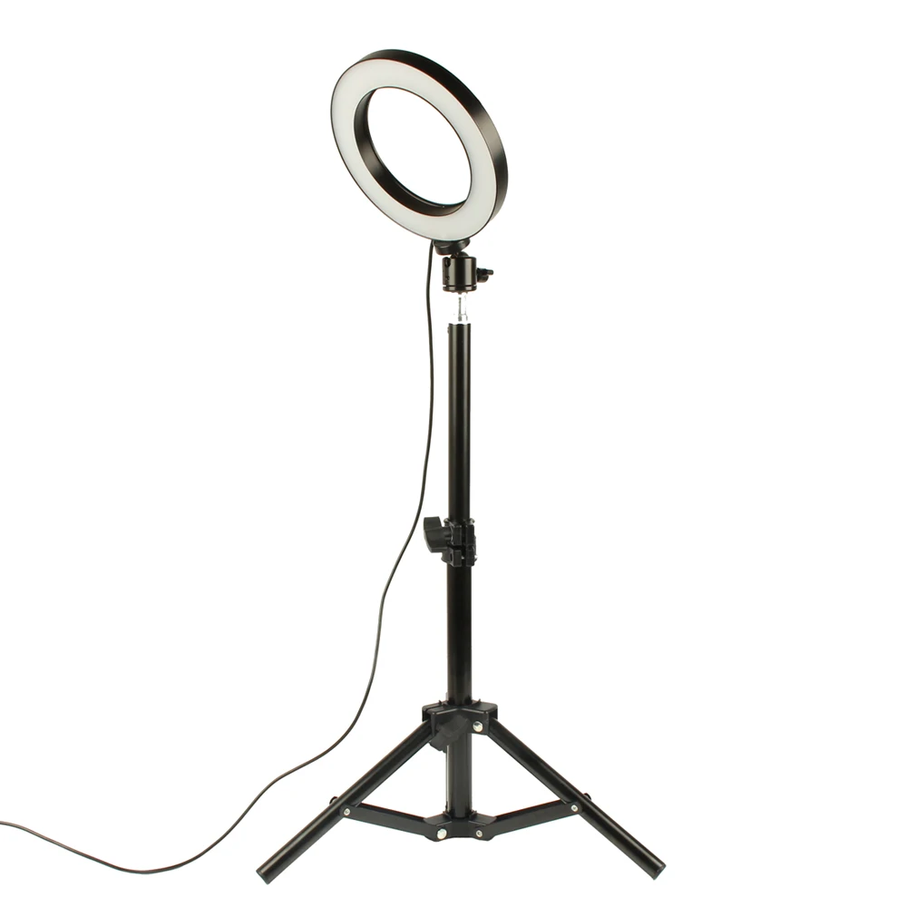 

Dimmable LED Light Photo Mobile Phone Video Annular Lamp Tripod Selfie Light For Xiaomi iphone product photography Studio Camera
