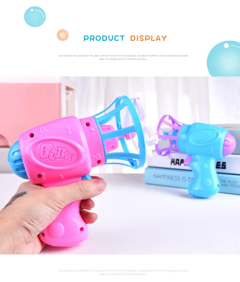 Летняя забавная пузырьковая воздуходувка машина игрушка для детей мыло вода пузырьковый пистолет полностью автоматический Электрический Ручной пистолет игрушка воздуходувка для детей подарок