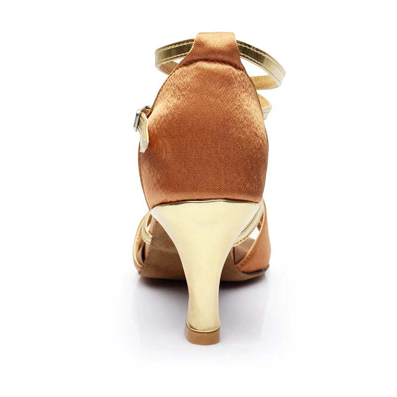 Brown 7cm Alharbi Танцевальные Кроссовки Танго, латина Танцы обувь для девочек; женская обувь для танцев Для женщин балетки Джаз рандеву обувь для Танцы - Цвет: Brown 7cm