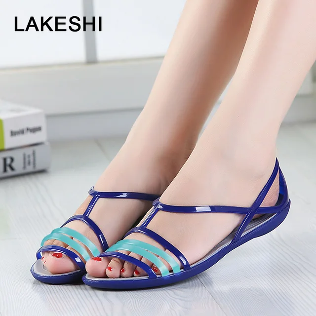 Women Shoes Sandals Casual EVA Jelly Shoes Comfortable Flat Sandals Summer Ladies Shoes Flip Flops High Quality Women Sandals
