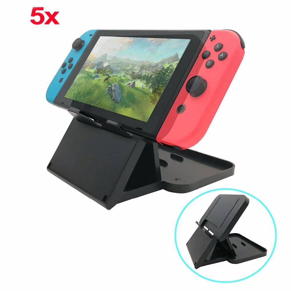 5 pcs Adjustable Stand Compact Charging Holder Playstand Console for