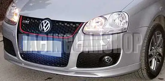 Окрашенные V-STYLE ПУ передний бампер спойлер для W JETTA 5 MK5 2005-2010 V011F | - Цена: 