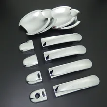 For Nissan March Micra K12 2003 2010 Car font b Styling b font ABS Chrome Door