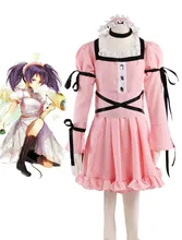 Envío Libre El Diario de Futuro Uryuu Minene Pink Lolita Vestido de Cosplay del Anime