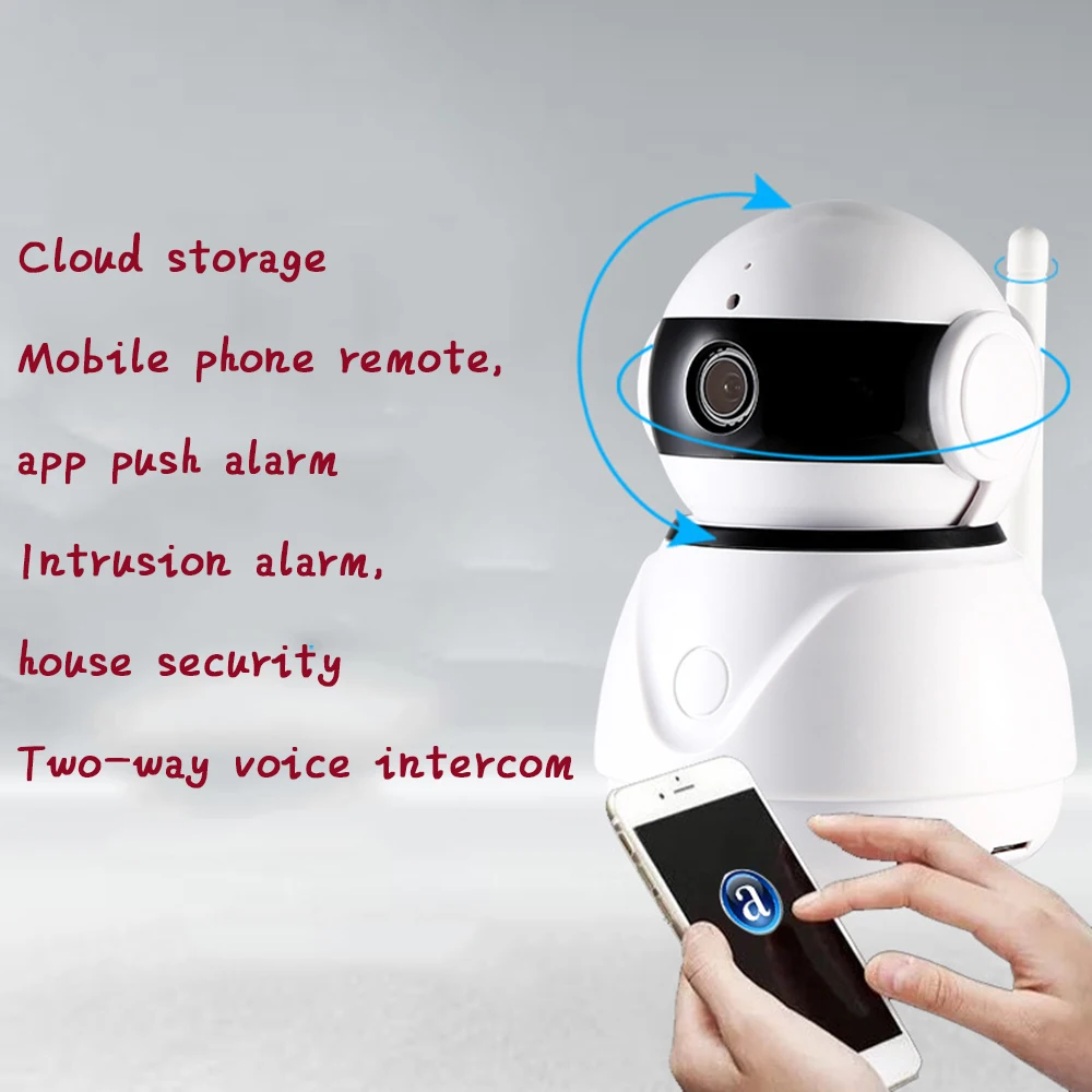 1080P wireless IP Camera Wifi Smart Mini Wireless Wifi Camera Baby Monitor WI-FI Home Security Surveillance Camera CM-QJ58 BR