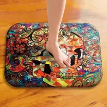 Ужасный Череп 3D печатные ковры для гостиной спальни нескользящий пол tapete para sala Ванна Кухня фланелевый Придверный коврик для чистки ковров, для дома