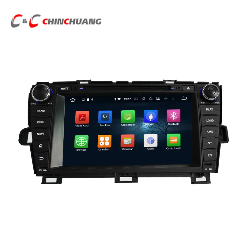

4GB RAM Octa Core Android 8.0 Car DVD Player for Toyota Prius Left Right Driving with GPS Radio WiFi DVR, Support 4G OBD DAB+
