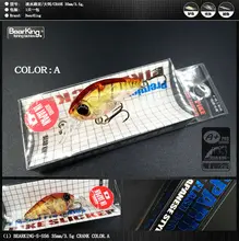 Retail 2016 good fishing lures minnow,quality professional baits 3.5cm/3.5g,bearking hot model crankbaits penceil bait popper