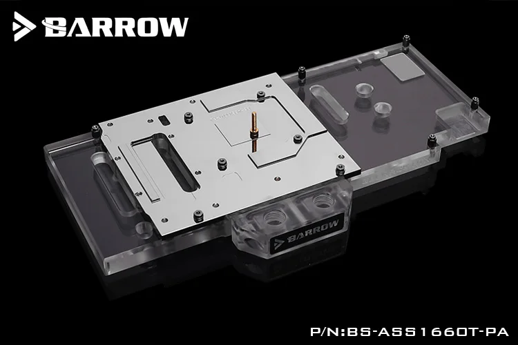 Барроу полное покрытие блок воды для ASUS STRIX GTX 1660TI 06G A6G GAMING LRC2.0 5V 3Pin BS ASS1660T