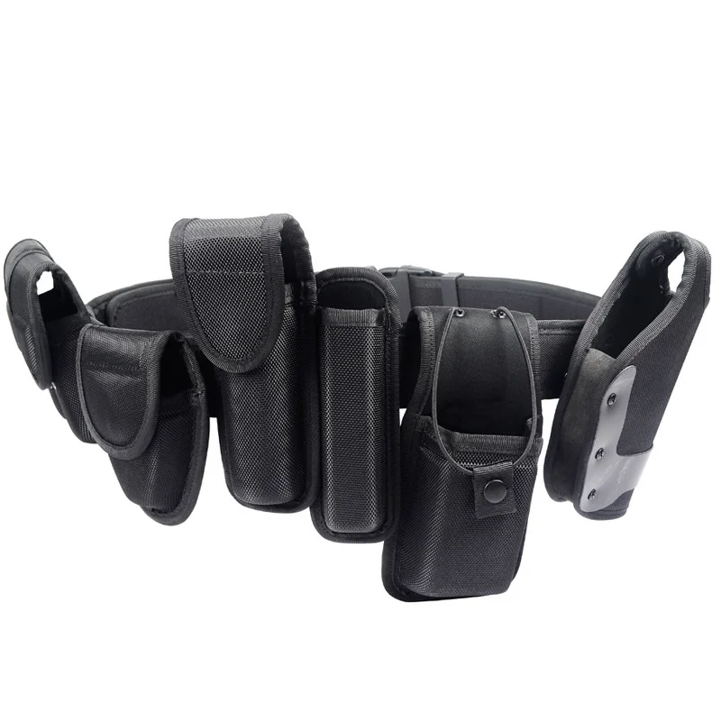 

Tactical Multifunctional Nylon Military Security Belts Polices Utility Duty Army Combat Belt With Pouch Set