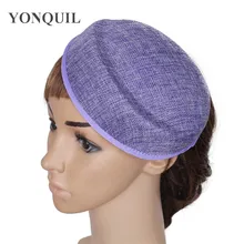 16*19 см имитация Sinamay база шляпа форма чародей Кнопка база и мода фиолетовый SINAMAY основа для вуалетки многоцветный 5 шт./лот